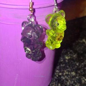 Gummy bear earrings